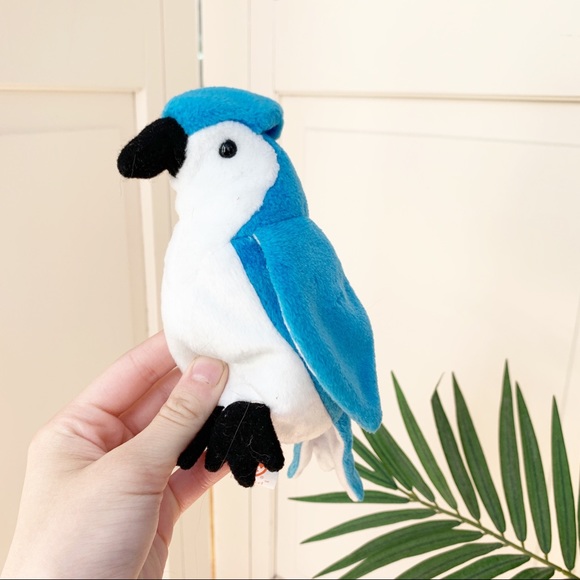 Vintage 1998 Beanie Baby Rocket the Blue Jay Bird, Rare Beanie Baby - Picture 3 of 7